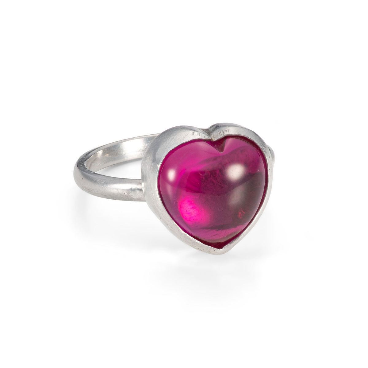 Heart Shaped Ruby ring